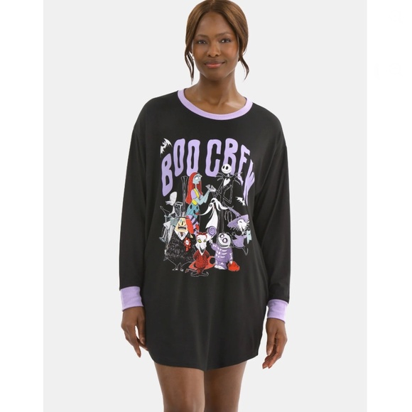 Disney's Nightmare Before Christmas Sleepshirt Pajama Super Soft 2-Pack Size 3X - Picture 4 of 10